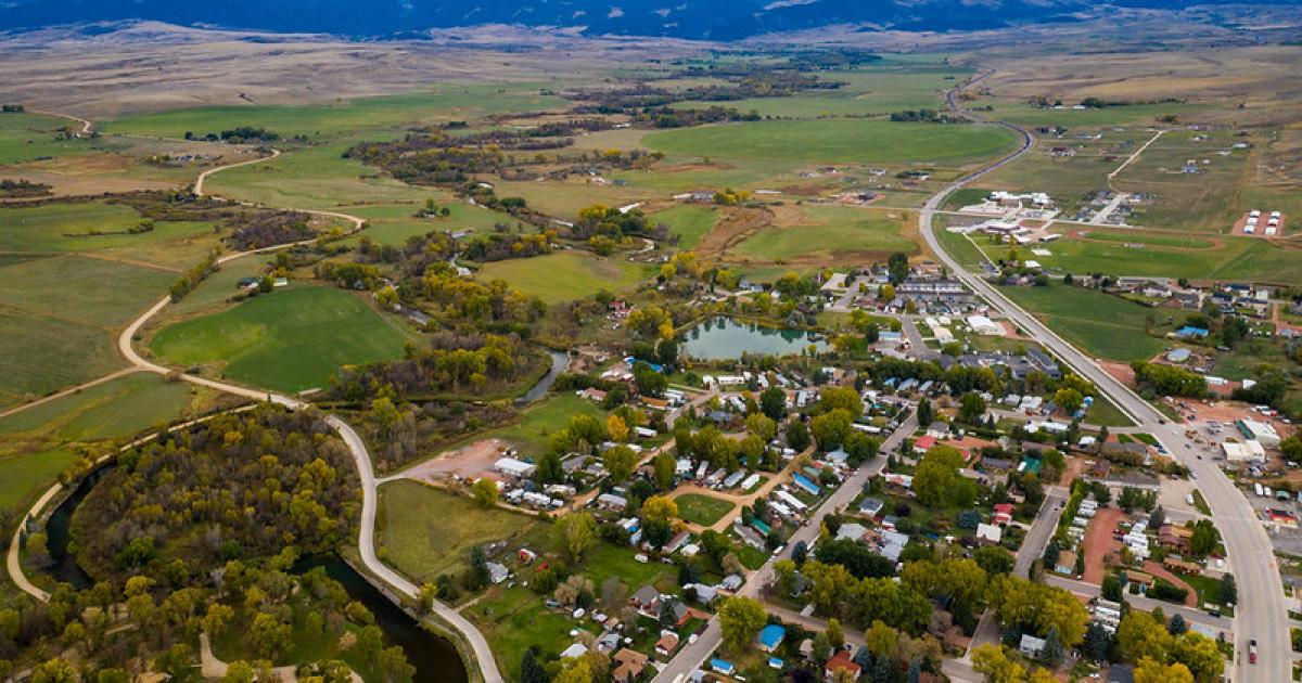 Sheridan Center Wyoming Independent Living   Sheridan Aerial 